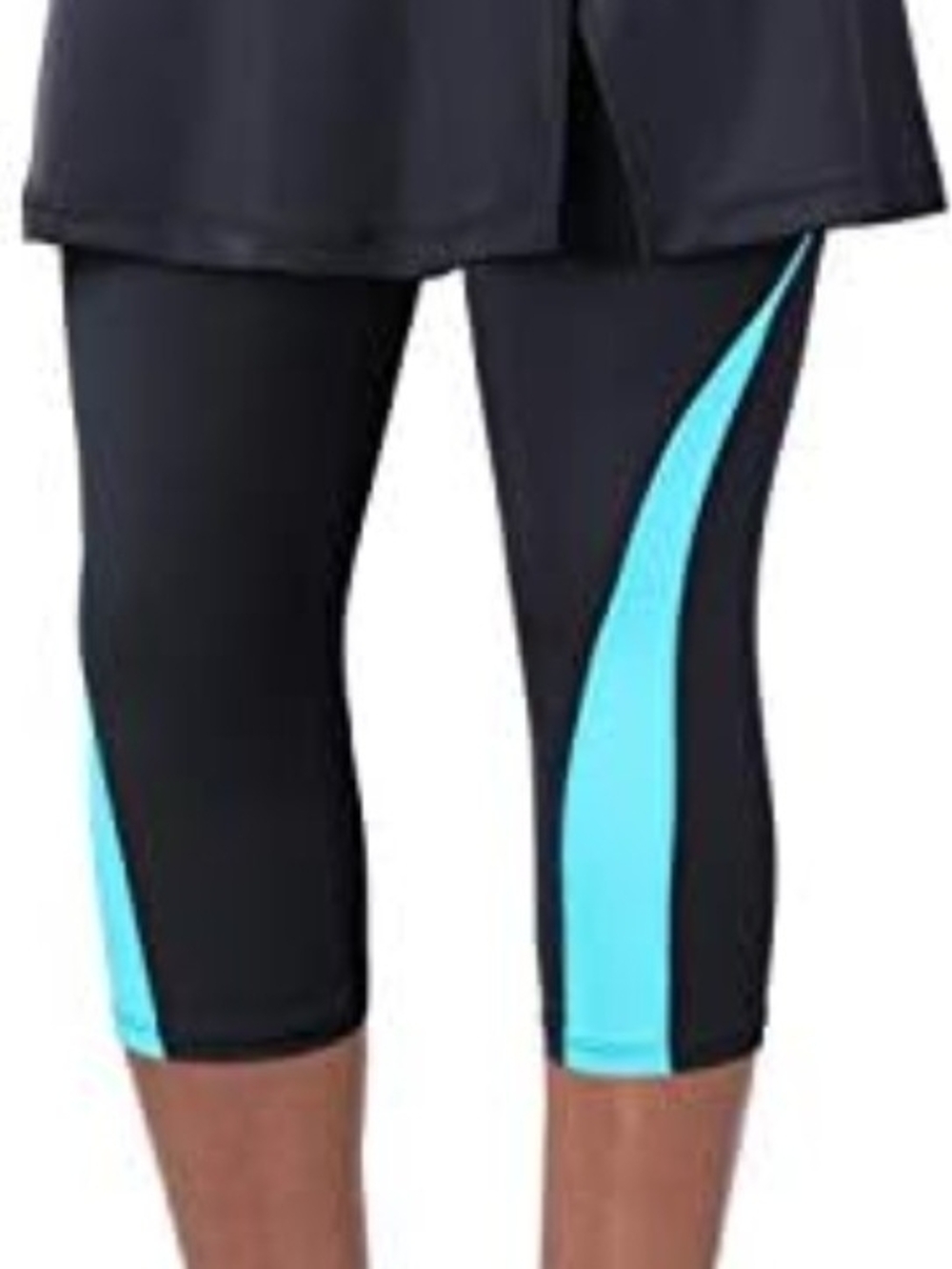 ANIVIVO Women’s Athletic Skort Black Turquoise XS Running Tennis